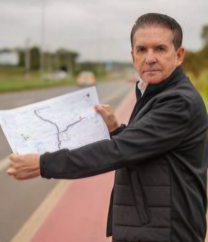 Presidente do TCE, Sérgio Ricardo, vistoria estradas da região norte de MT